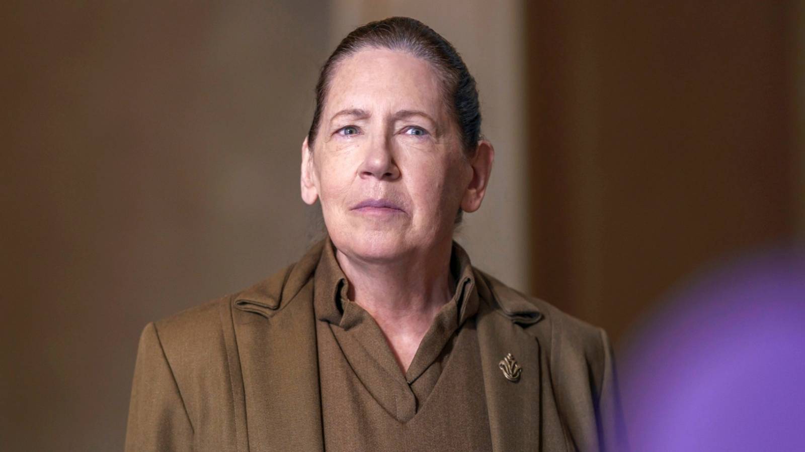 Ann Dowd on Aunt Lydia's Traumatic Backstory in 'The Testaments' Episode 6: 'She Wants to Shut Gilead Down'