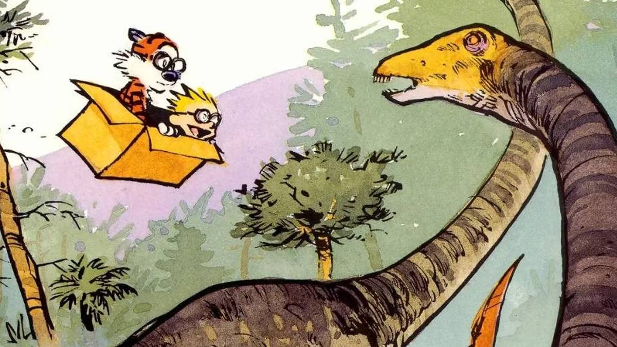 Calvin and Hobbes' Wordless Winter Strip Still Speaks Volumes