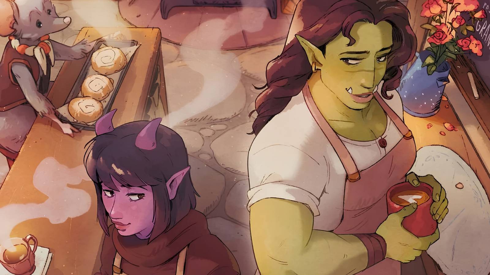 Exclusive: Cozy Fantasy Hit 'Legends & Lattes' Gets a Stunning Graphic Novel Preview