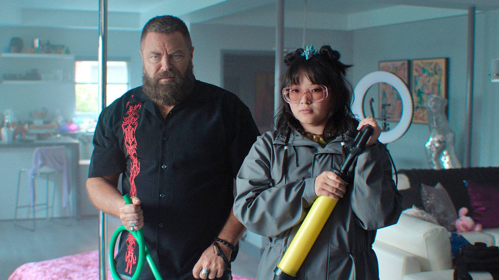 Exclusive: Nick Offerman and Nicole Kidman Face Off in 'Margo's Got Money Troubles' Episode 6 Sneak Peek