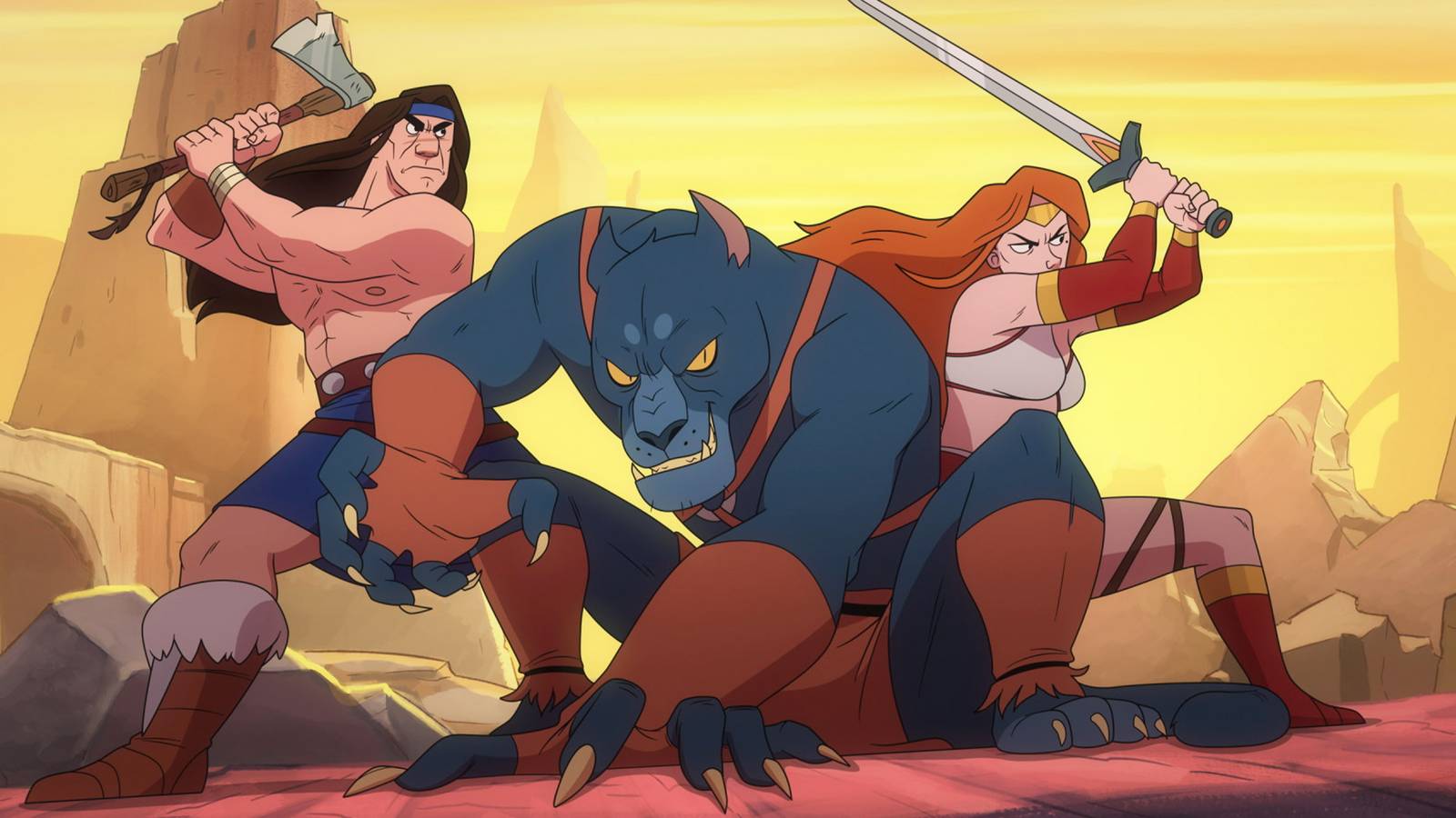 Golden Axe: Matthew Rhys, Sonic, and Dragon's Lair Inspire New Paramount+ Series