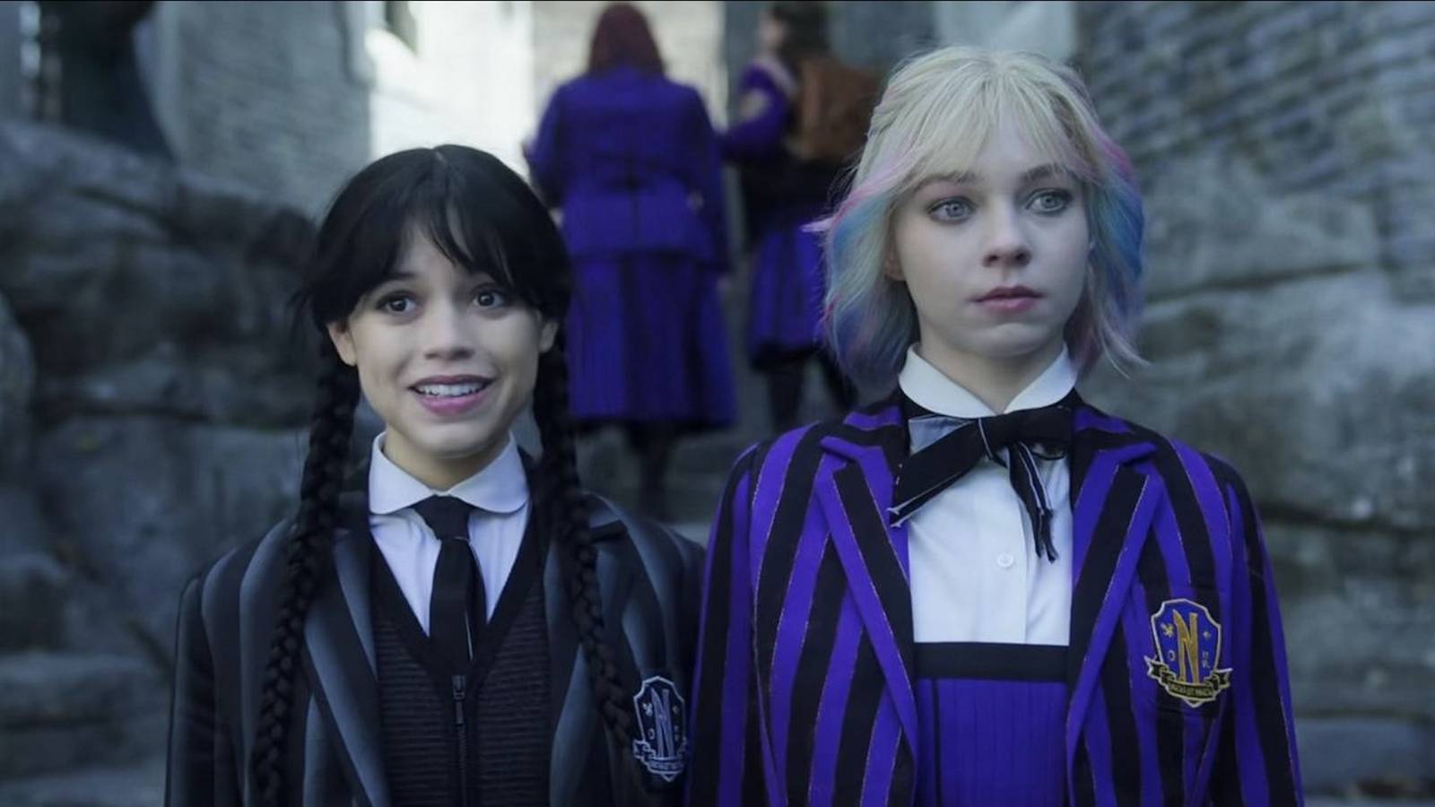 Jenna Ortega's Wednesday Takes a 'Dreadful' Trip to Paris in First Season 3 Image