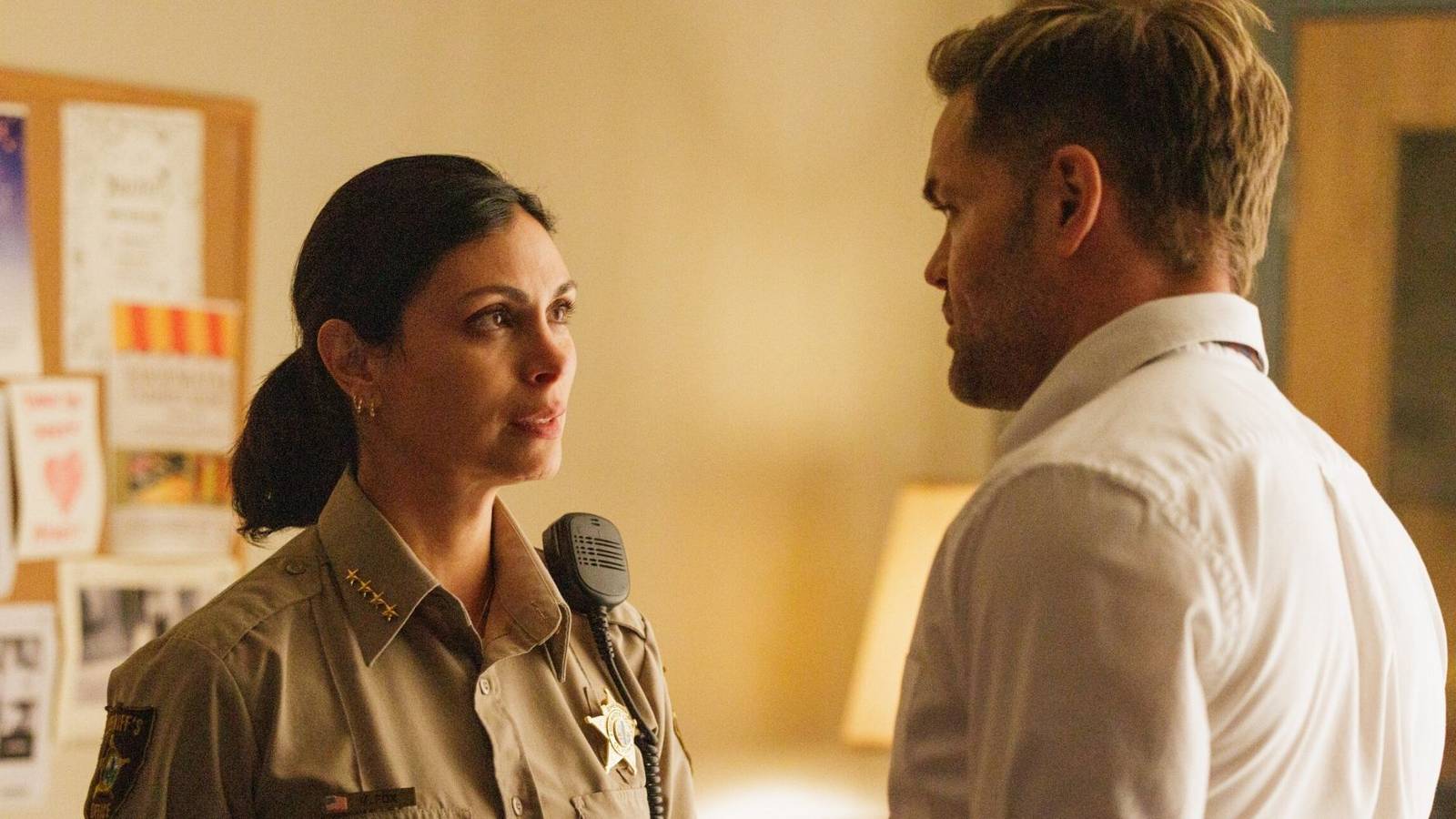 Sheriff Country Sneak Peek: Morena Baccarin Faces a DEA Storm in 'The Gambler'